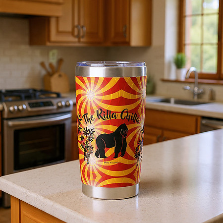 The Rilla Chilla: Thermal Tumbler 20oz (Silver)