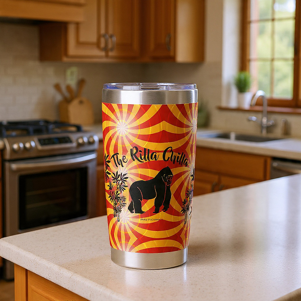 The Rilla Chilla: Thermal Tumbler 20oz (Silver)