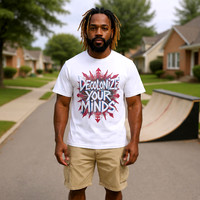 Decolonize Your Minds - Points: Value T-Shirt (White)