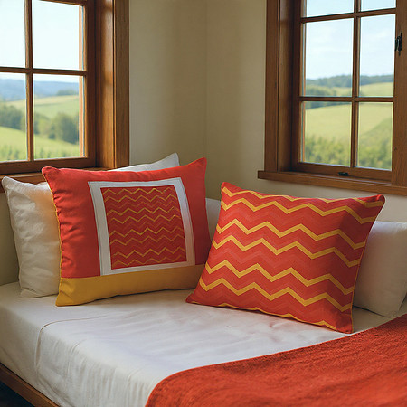 ($48.30) Accent Pillow: Zig Zagger's Dream Window