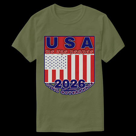 Basic Dark T-Shirt (Fatigue Green): U.S.A. WTP CG 2026