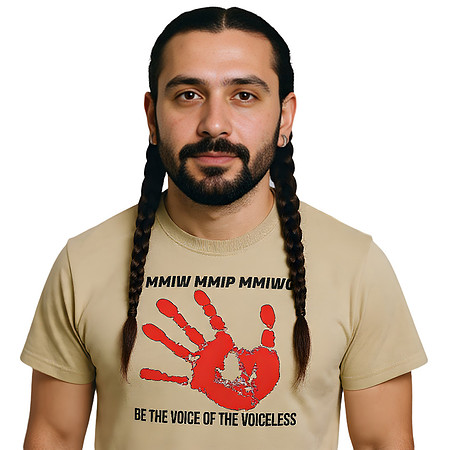 Basic Dark T-Shirt: Be The Voice Of The Voiceless