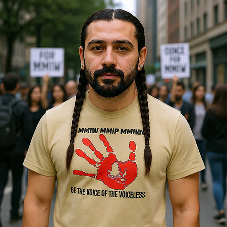 Be The Voice Of The Voiceless: Basic Dark T-Shirt: