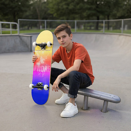 #WOKE (pink): Skateboard