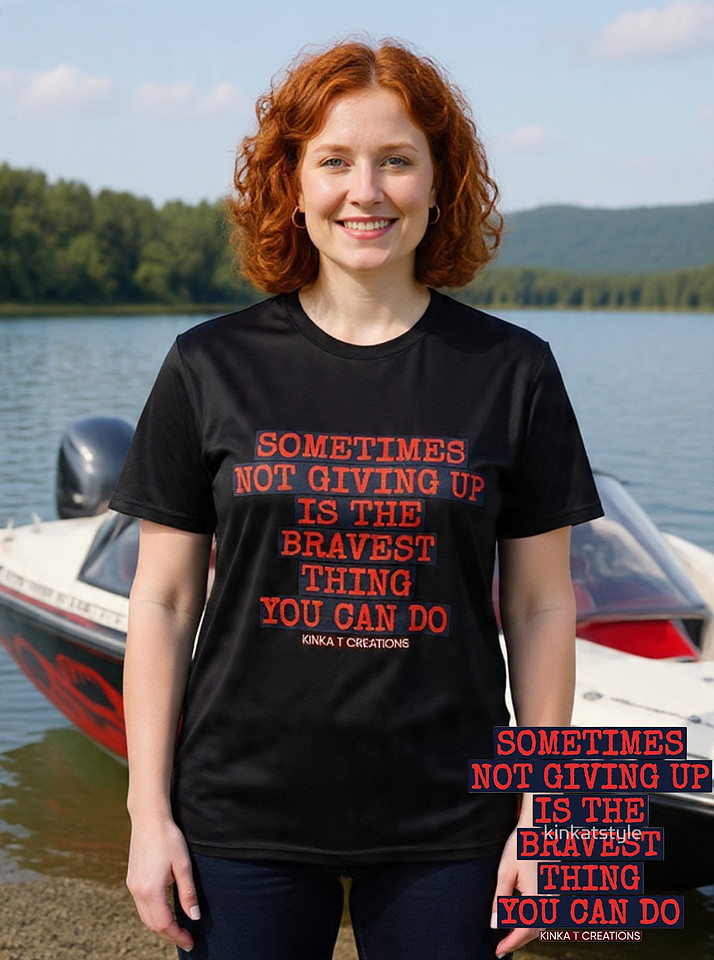 Active T-Shirt: Sometimes Not Giving Up Is The Bravest Thing You Can Do