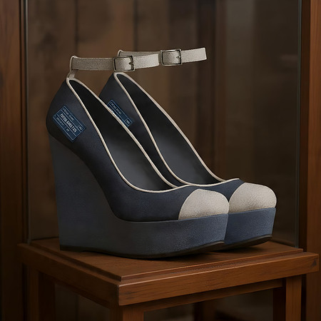 Pantha: Ankle Strap Wedges