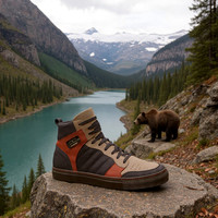 Retro Basketball High Tops: B3AR