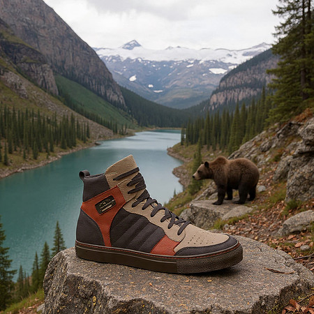 Retro Basketball High Tops: B3AR