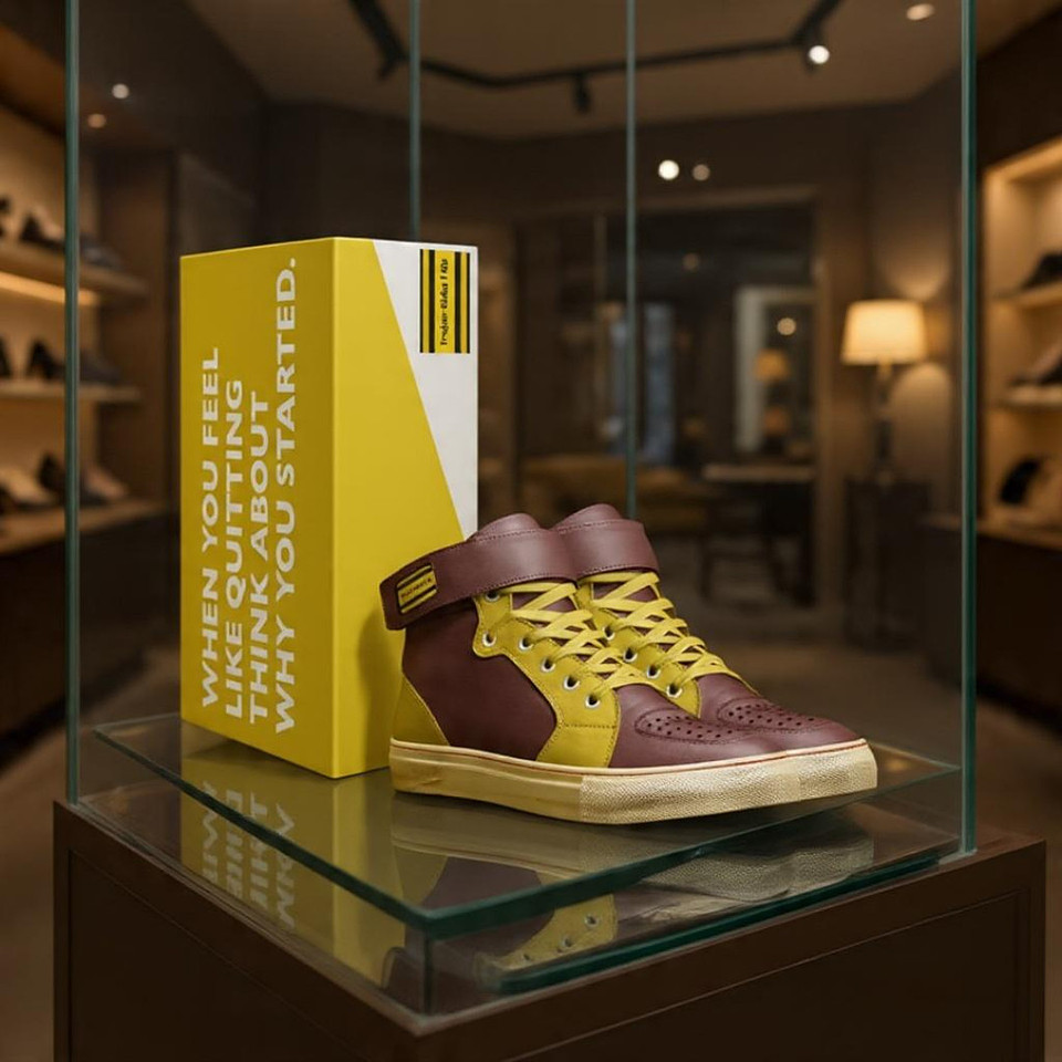 Trojan: Basketball High Tops With Straps