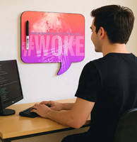 #Woke (pink): Dry Erase Board