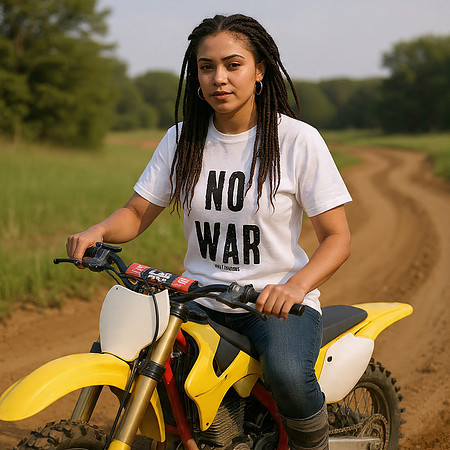 No War: Basic T-Shirt (White)