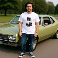No War: Basic T-Shirt (White)