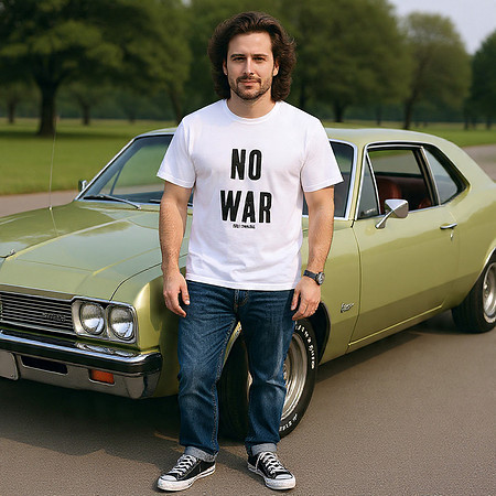 No War: Basic T-Shirt (White)