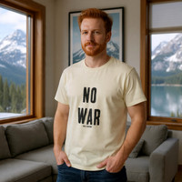 No War: Basic T-Shirt (Sand)