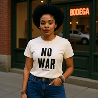 No War: Basic T-Shirt (Sand)