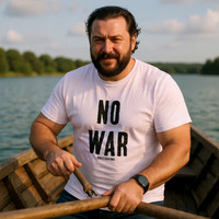 No War: Basic T-Shirt (Light Pink)