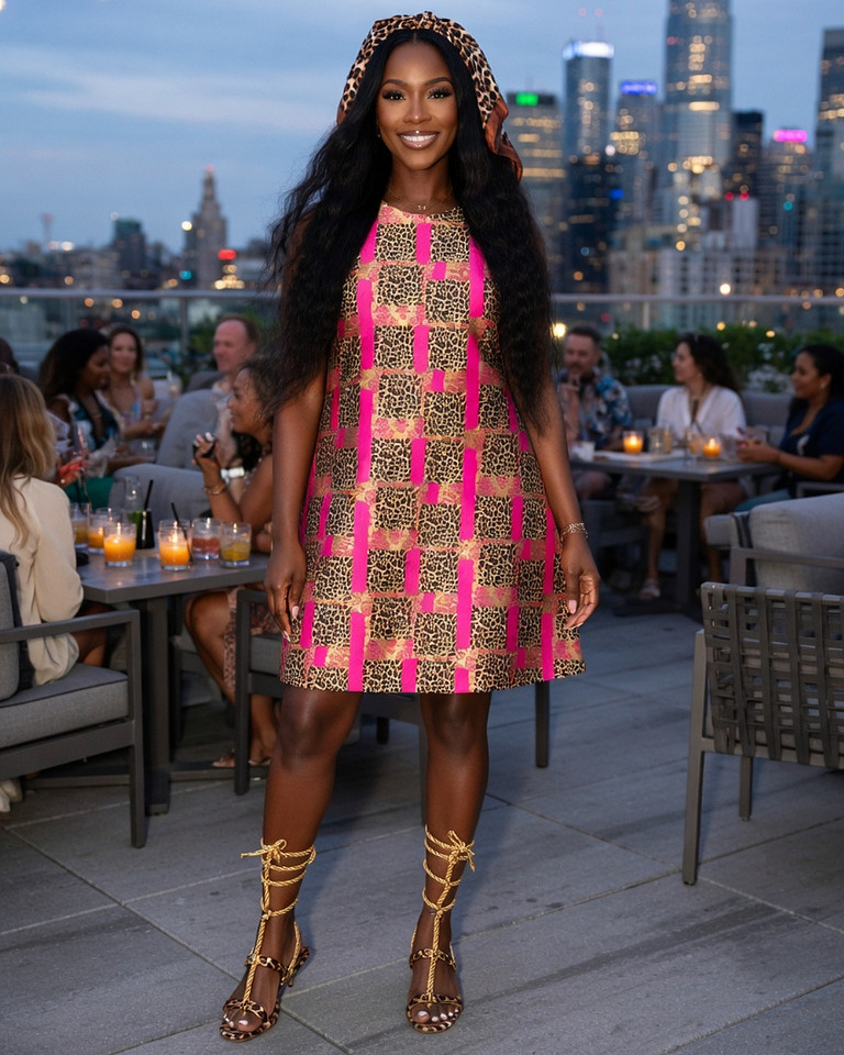 VV2X Print-4: A-Line Dress