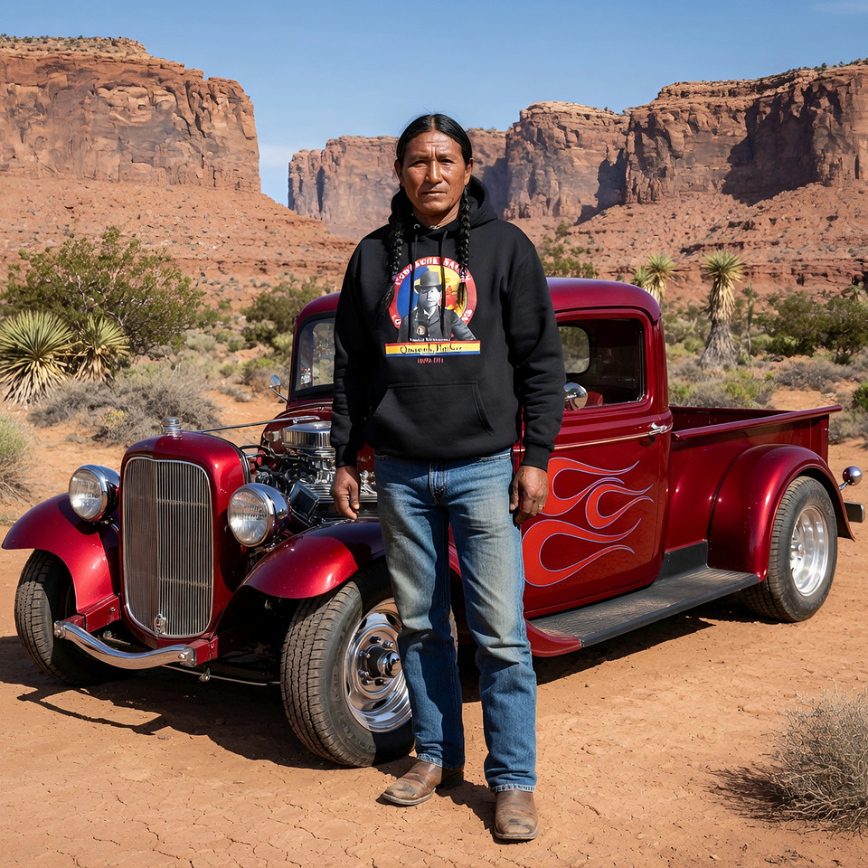 Chief Quanah Parker: Adult Pullover Hoodie