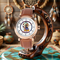 Geronimo: Gold Vintage Wrist Watch