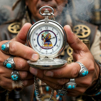 Geronimo: Pocket Watch (Silver)