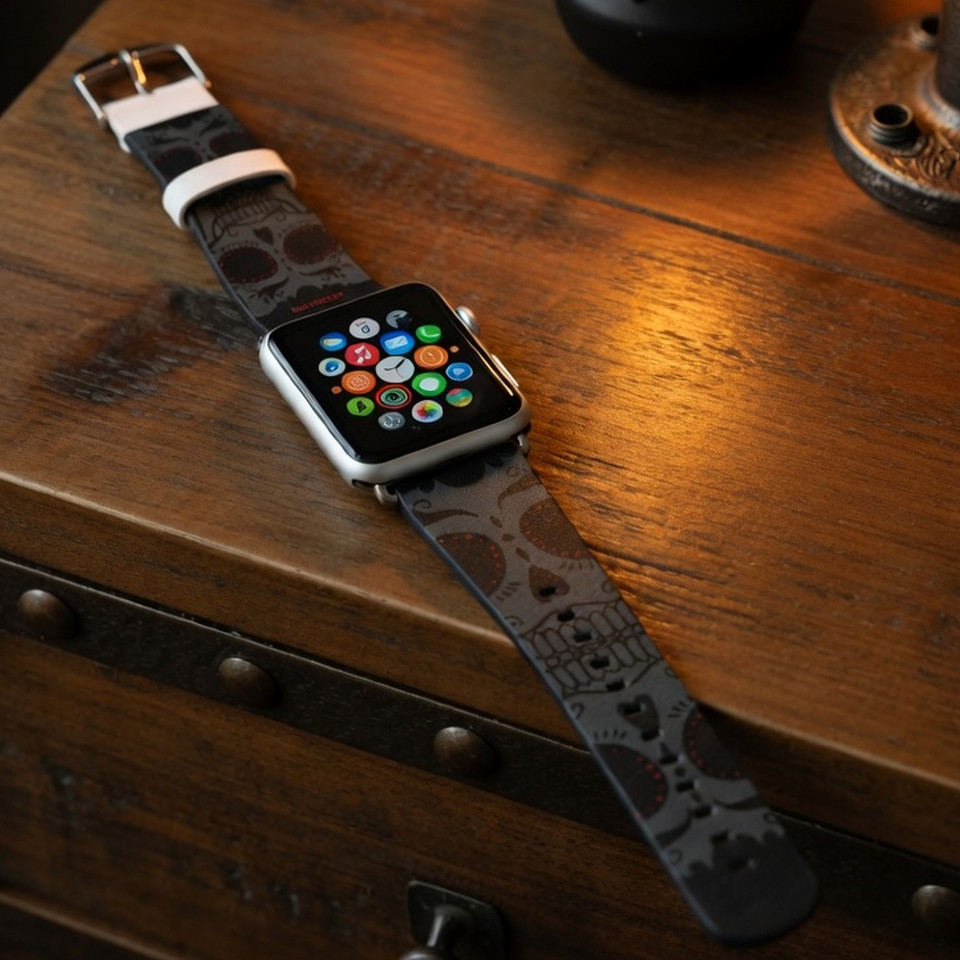 Sugar Skully: Apple Watch Band