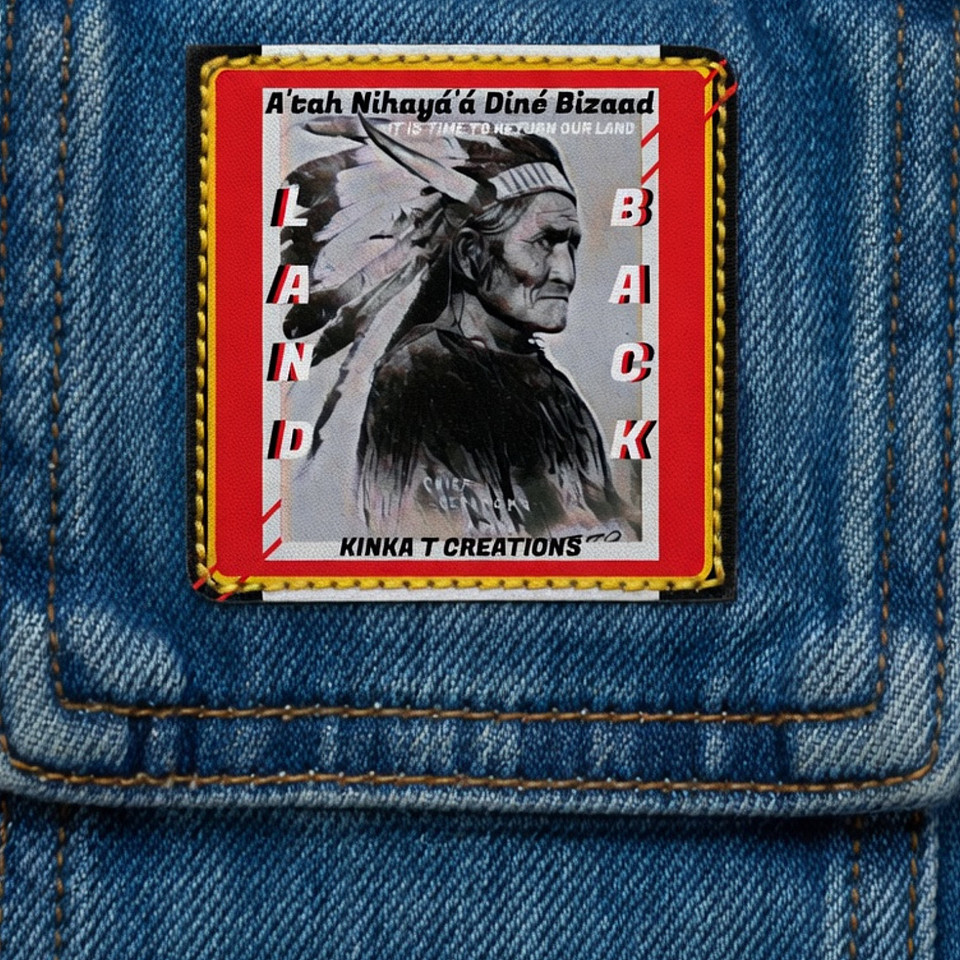Geronimo - A'tah Nihayá'á Diné Bizaad - Land Back: Patch