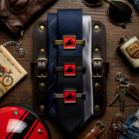 Cafe Racer: Neck Tie Bars (Red)