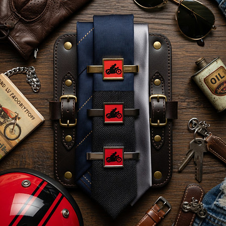 Cafe Racer: Neck Tie Bars (Red)