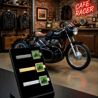 Cafe Racer: Neck Tie Bars (Green)