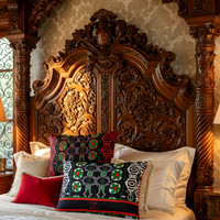 La Flor Verde: Grade A Cotton Pillows