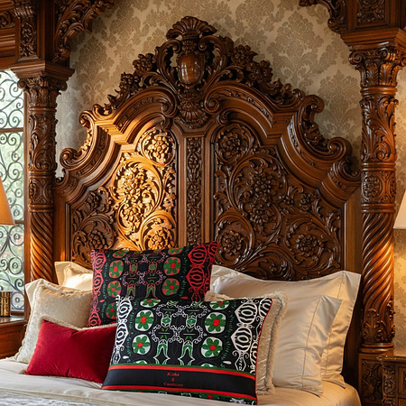 La Flor Verde: Grade A Cotton Pillows