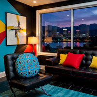 Paisly Playa: Grade A Round Pillow