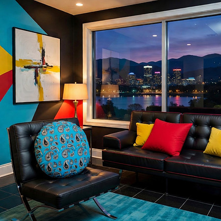 Paisly Playa: Grade A Round Pillow