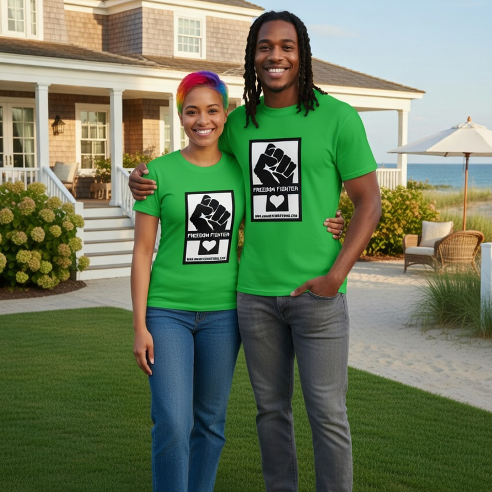 Freedom Fighter: Basic Dark T-Shirt (Shamrock Green)