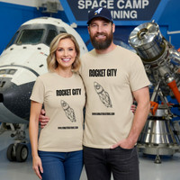 Rocket City Simple: Basit T-Shirt (Sand)
