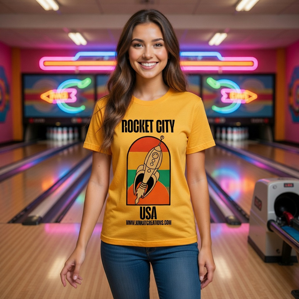 Rocket City USA 1: Bella+Canvas Tri-blend T-Shirt