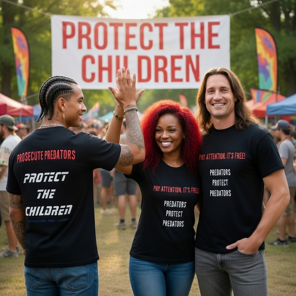 Protect The Children - P3: Basic Dark T-Dark T-Shirt