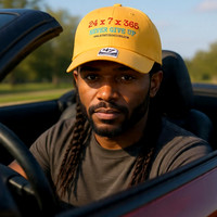 47 Brand- Classic Clean Up Hat: 24x7x365 (yellow)