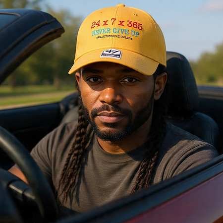 47 Brand- Classic Clean Up Hat: 24x7x365 (yellow)