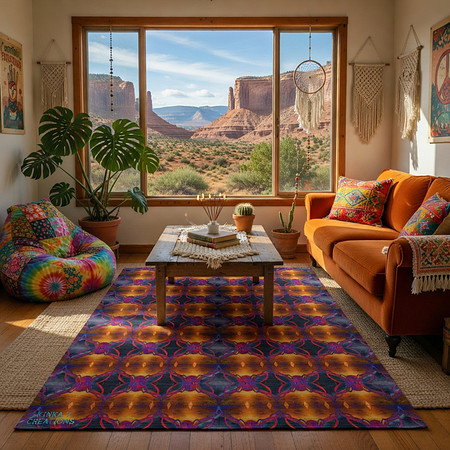 Rustic Butterfly: Indoor Rug