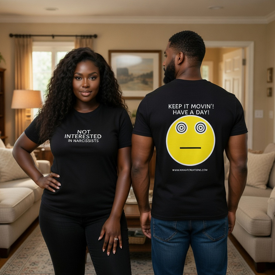 Not Interested In Narcissists: Basic Dark T-Shirt