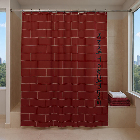 Bricks: Shower Curtain