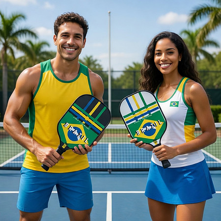 Pickle Ball Paddle (Carbon Fiber & Standard): Brazil