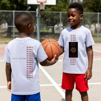 Be Unique: Kids Basic T-Shirts (Light Steel)