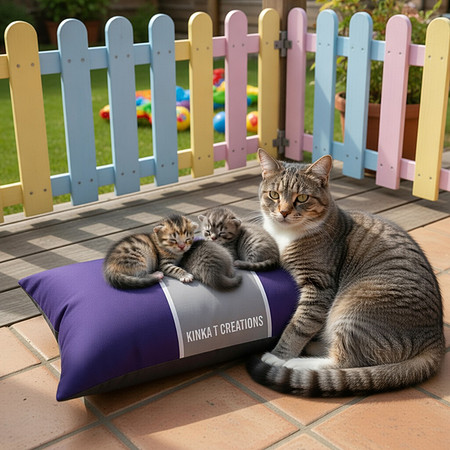 Pet Bed (Indoor/Outdoor): Basic Blues