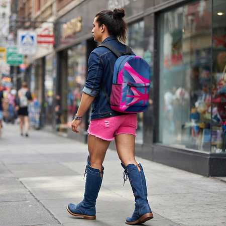 Backpack (Pink): Courage