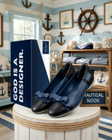 Pantha: Bow Ballerina Flats
