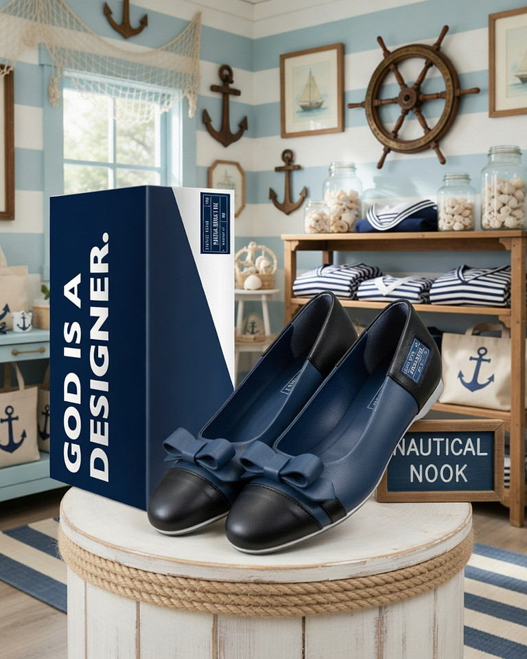 Pantha: Bow Ballerina Flats