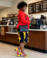 British High Heels (Yellow): Rilla