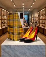 British High Heel Shoes (Black): Rilla